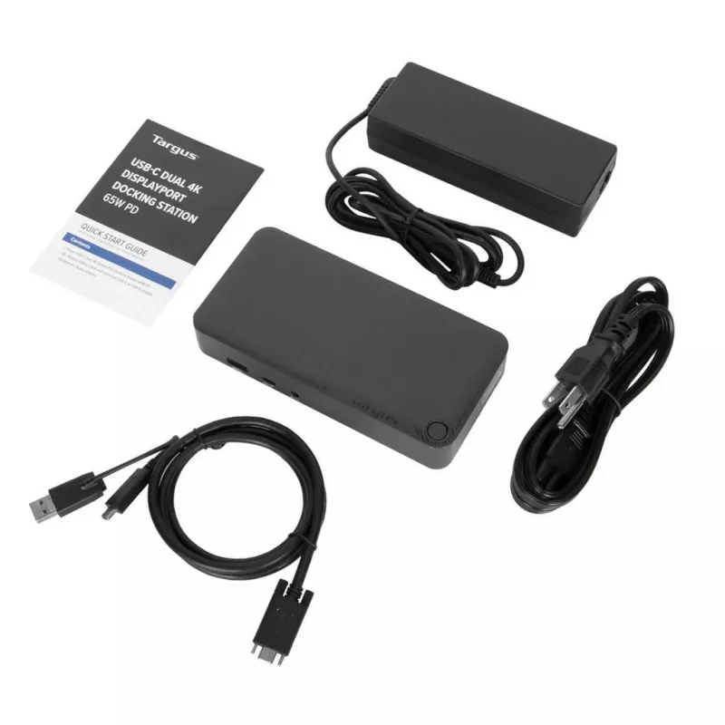 Targus DOCK315EUZ Estação de ancoragem universal USB-C DV4K com 65W Power Delivery