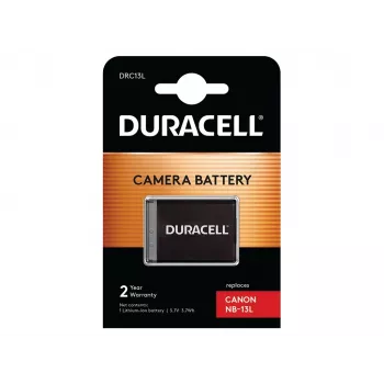 Bateria de câmara Duracell – substitui bateria Canon NB-13L, Canon, 1010 mAh, 3,7 V, iões de lítio (Li-Ion)