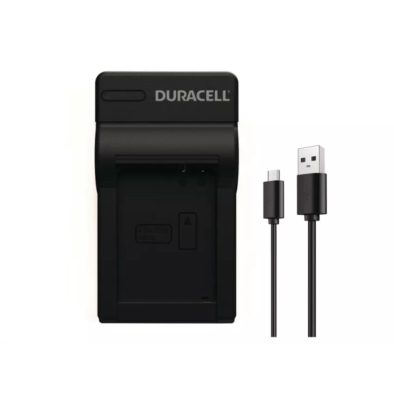 Carregador de bateria de câmara digital Duracell, USB, carregador interior, Canon NB-10L, preto, 5 V, 5 V