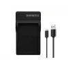 Carregador de bateria de câmara digital Duracell, USB, carregador interior, Nikon EN-EL9, preto, 5 V, 5 V