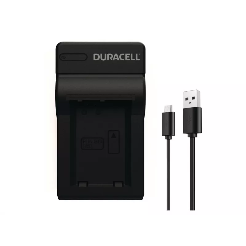 Carregador de bateria de câmara digital Duracell, USB, carregador interior, Sony NP-FW50, preto, 5 V, 5 V