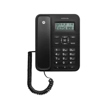 Motorola CT202 Telefone analógico com identificação de chamadas preto