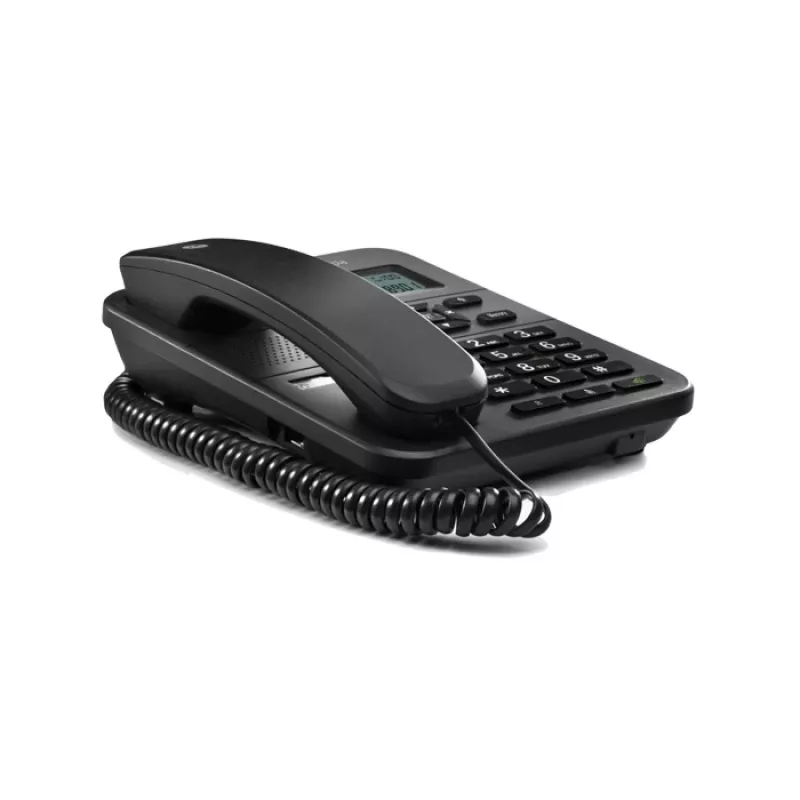 Motorola CT202 Telefone analógico com identificação de chamadas preto