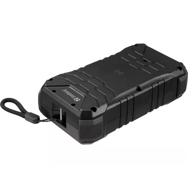 Sandberg Survivor Powerbank 27000 PD65W, 27000 mAh, Power Delivery, Quick Charge 3.0, carregamento sem fios, preto