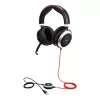 Jabra Evolve 80 MS estéreo, com fio, escritório/call center, 646 g, headset, preto