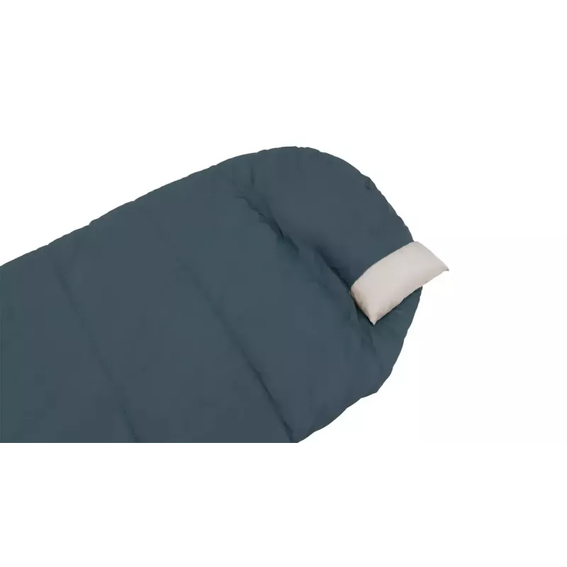 Saco de dormir Outwell 230478 semirretangular poliéster 2250×850 mm, 1,8 kg, azul
