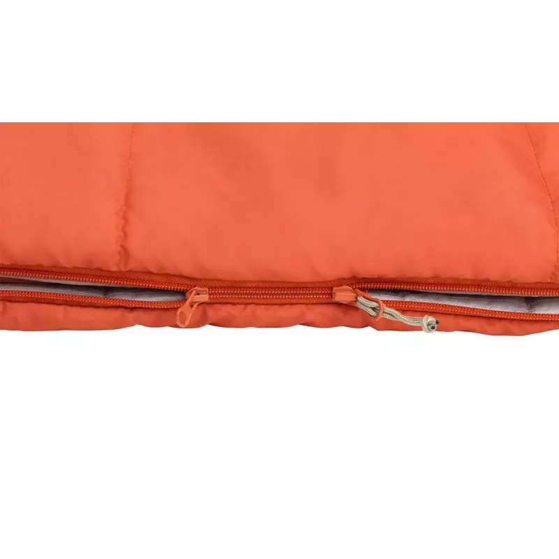 Saco de dormir Outwell 230477 adulto semirretangular poliéster 2250×850 mm 1,8 kg laranja