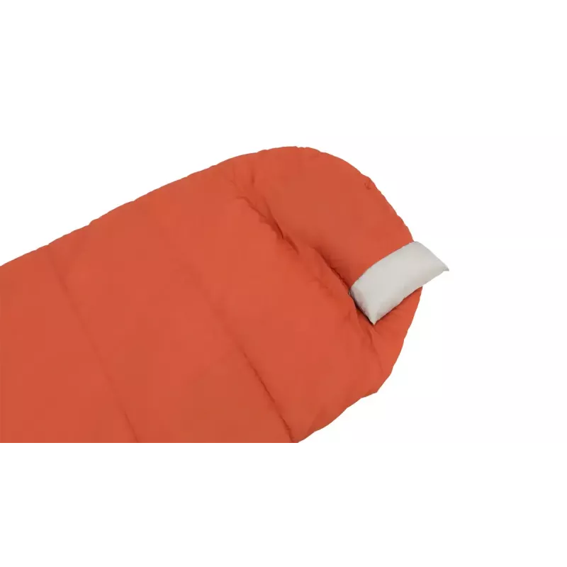Saco de dormir Outwell 230477 adulto semirretangular poliéster 2250×850 mm 1,8 kg laranja