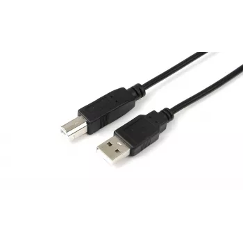 Microconnect USBAB05B cabo USB USB 2.0 0,5 m USB A USB B preto