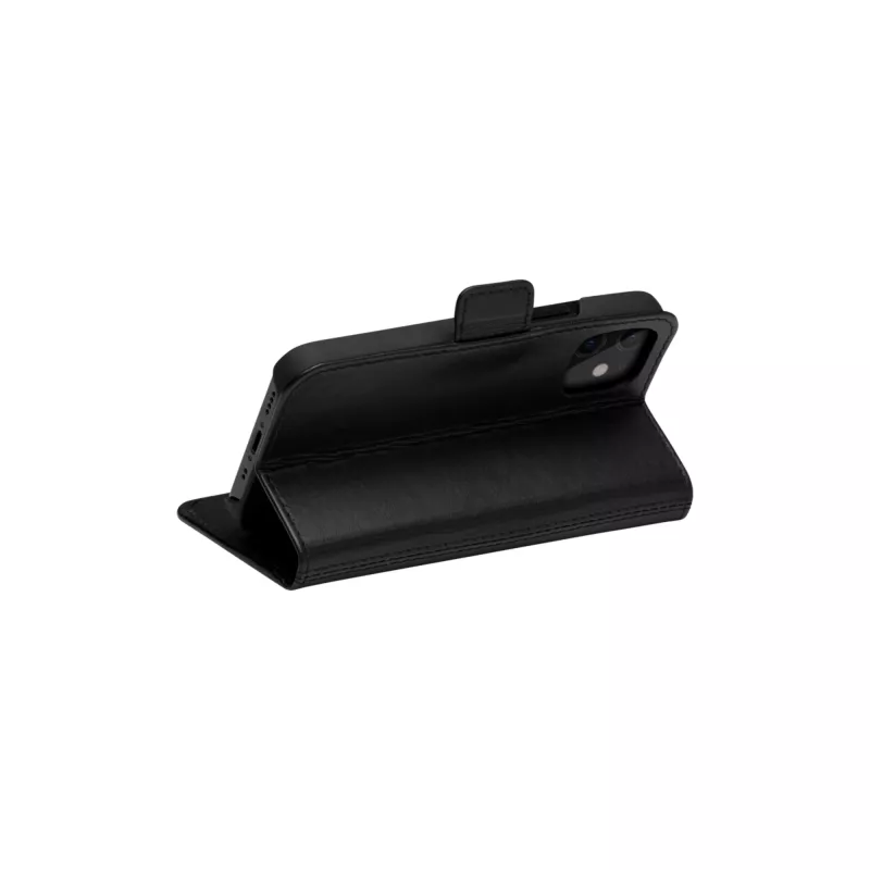 Carteira com capa dbramante1928 Copenhagen fina iPhone 12 mini preto