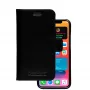 Carteira com capa dbramante1928 Lynge para iPhone 12 mini 5,4 polegadas – preto, 3 compartimentos para cartões