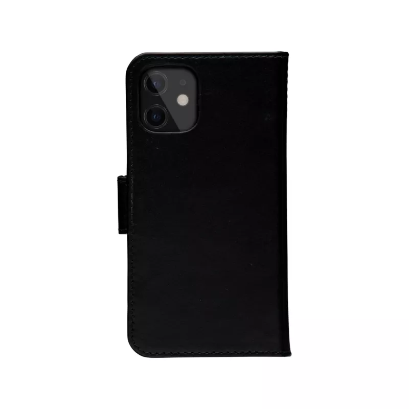 Carteira com capa dbramante1928 Lynge para iPhone 12 mini 5,4 polegadas – preto, 3 compartimentos para cartões