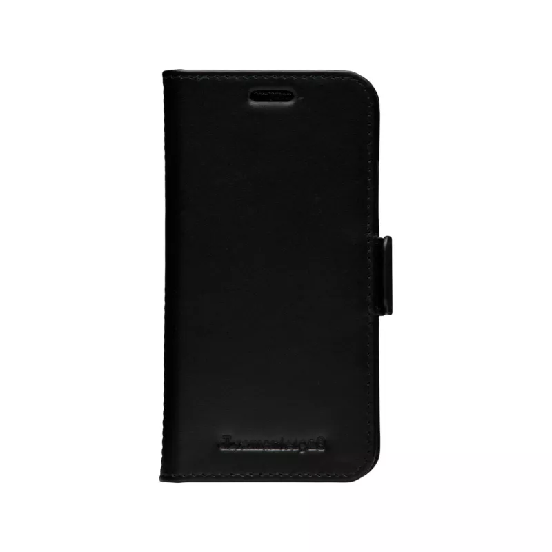 Carteira com capa dbramante1928 Lynge para iPhone 12 mini 5,4 polegadas – preto, 3 compartimentos para cartões
