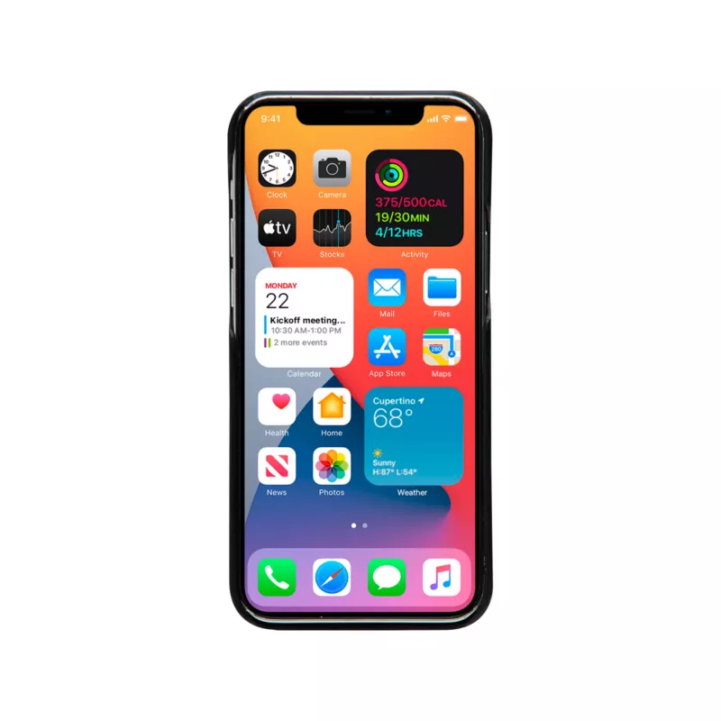 Carteira com capa dbramante1928 Lynge para iPhone 12 mini 5,4 polegadas – preto, 3 compartimentos para cartões
