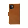 Carteira com capa dbramante1928 Lynge para iPhone 12 mini (5,4 polegadas) – tan, 3 compartimentos para cartões, suporte de mesa