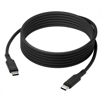 dbramante1928 Bulk - IT - Cabo - 3m USB-C/USB-C 100W - Preto, 3 m, USB C, USB C, USB 2.0, 0,48 Gbit/s, Preto