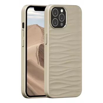 Capa de proteção dbramante1928 Dune para iPhone 14 Pro Max, areia, compatível com ecrã de 6,7 polegadas (17 cm)