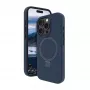 dbramante1928 Iceland Ultra D3O Capa traseira MagSafe com suporte, iPhone 16 Pro Max, azul