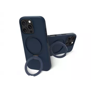 dbramante1928 Iceland Ultra D3O Capa traseira MagSafe com suporte, iPhone 16 Pro Max, azul