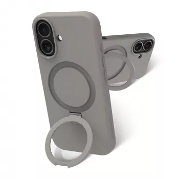 Capa para telemóvel dbramante1928 Roskilde MS Kick ICON para Apple iPhone 17, cinzento monocromático, suporte de mesa