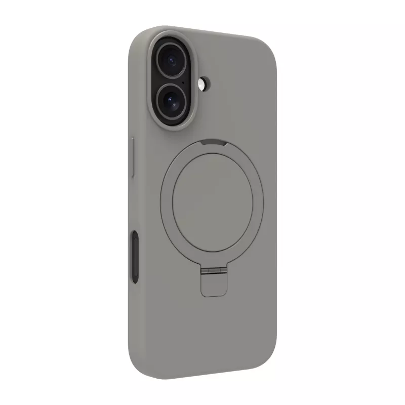 Capa para telemóvel dbramante1928 Roskilde MS Kick ICON para Apple iPhone 17, cinzento monocromático, suporte de mesa