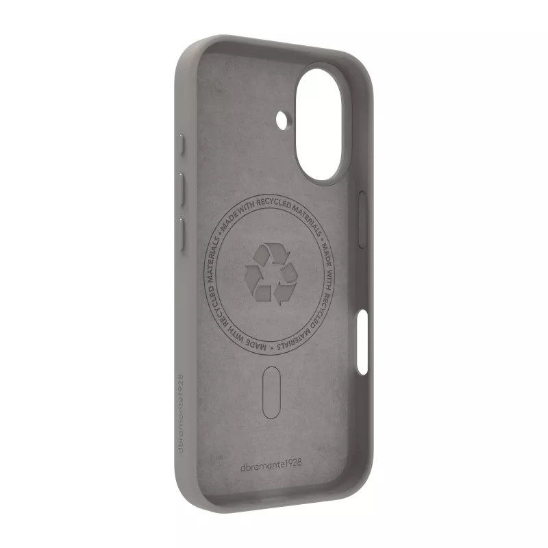 Capa para telemóvel dbramante1928 Roskilde MS Kick ICON para Apple iPhone 17, cinzento monocromático, suporte de mesa