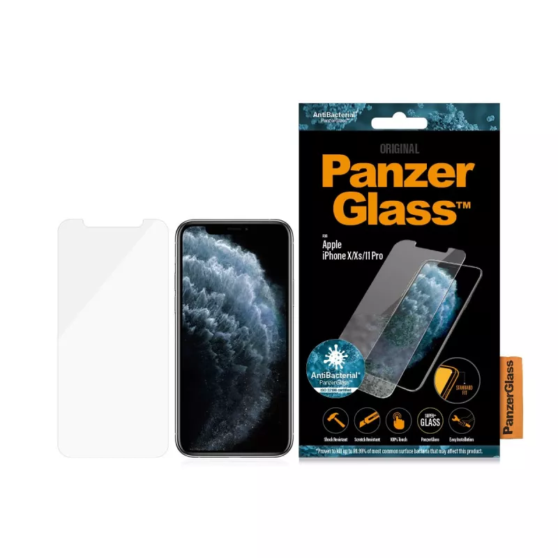 PanzerGlass® Proteção de ecrã iPhone 11 Pro | Xs | X | Standard Fit