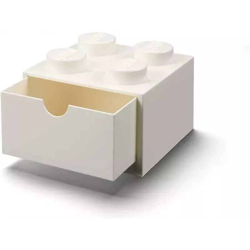 Caixa de arrumação com gaveta para secretária Room Copenhagen 40201735 branco — organizador compatível com LEGO