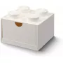 Caixa de arrumação com gaveta para secretária Room Copenhagen 40201735 branco — organizador compatível com LEGO