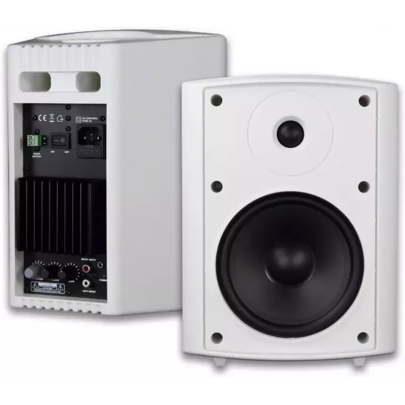 Vivolink Conjunto de altifalantes ativos 2x50W branco