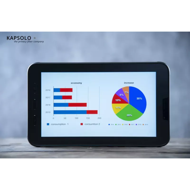 Proteção de ecrã Kapsolo para iPad Mini 6 — antimicrobiana, dureza 2H, 86% de transmissão de luz, compatível com ecrã até 20,1 cm (7,9