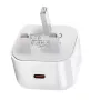 Carregador de casa eSTUFF USB-C PD 3A 20W, ficha UK - branco