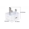 Carregador de casa eSTUFF USB-C PD 3A 20W, ficha UK - branco
