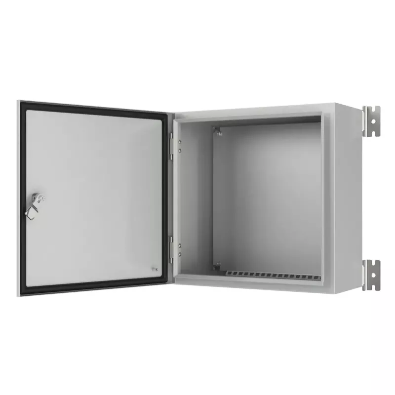 Lanview RWM-IP65404020W Caixa de parede IP65 com placa de montagem, 400 x 400 x 200 mm