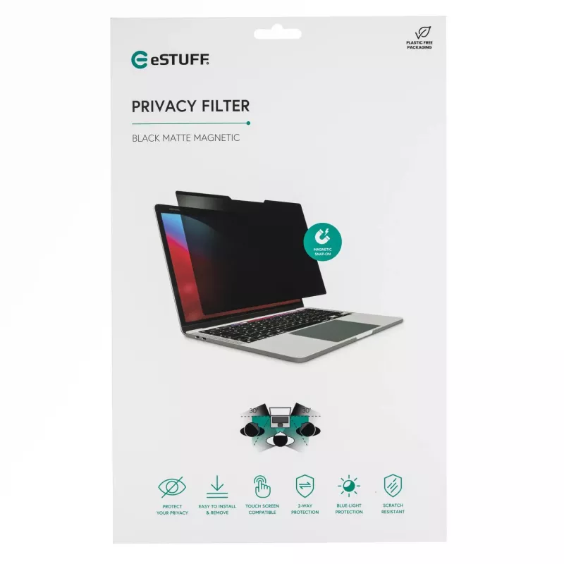 Filtro de privacidade eSTUFF GLBM14309198-ITH 35,6 cm (14 polegadas) sem moldura para portátil