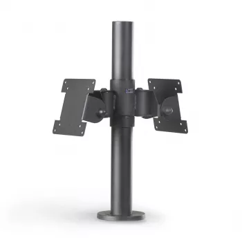 Suporte de ecrã Ergonomic Solutions SpacePole POS SpacePole costas com costas, VESA 75/100