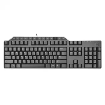Teclado DELL KB-522 Escritório USB QWERTZ Alemão Preto Full-Size com fio