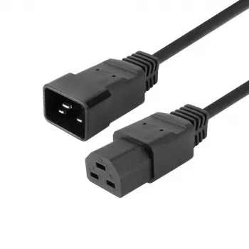 MicroConnect Cabo de alimentação C20 - C21, 16A, 1 m (PE170410)
