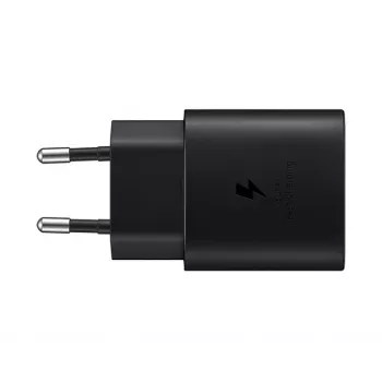 Fonte de alimentação/carregador Samsung EP-TA800NBEG Interior/exterior 25 W Preto
