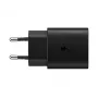 Fonte de alimentação/carregador Samsung EP-TA800NBEG Interior/exterior 25 W Preto