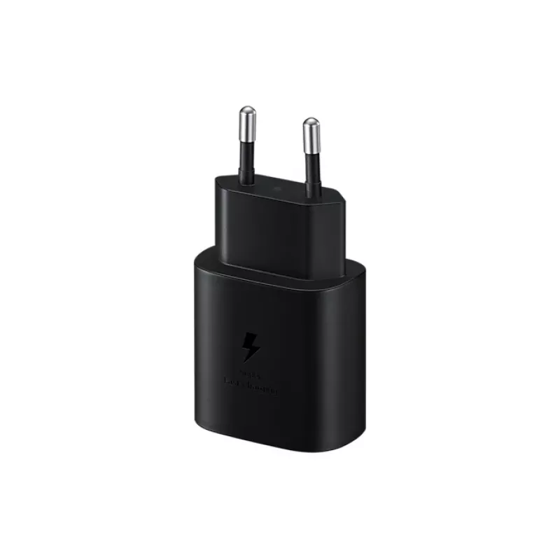 Fonte de alimentação/carregador Samsung EP-TA800NBEG Interior/exterior 25 W Preto