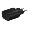 Fonte de alimentação/carregador Samsung EP-TA800NBEG Interior/exterior 25 W Preto