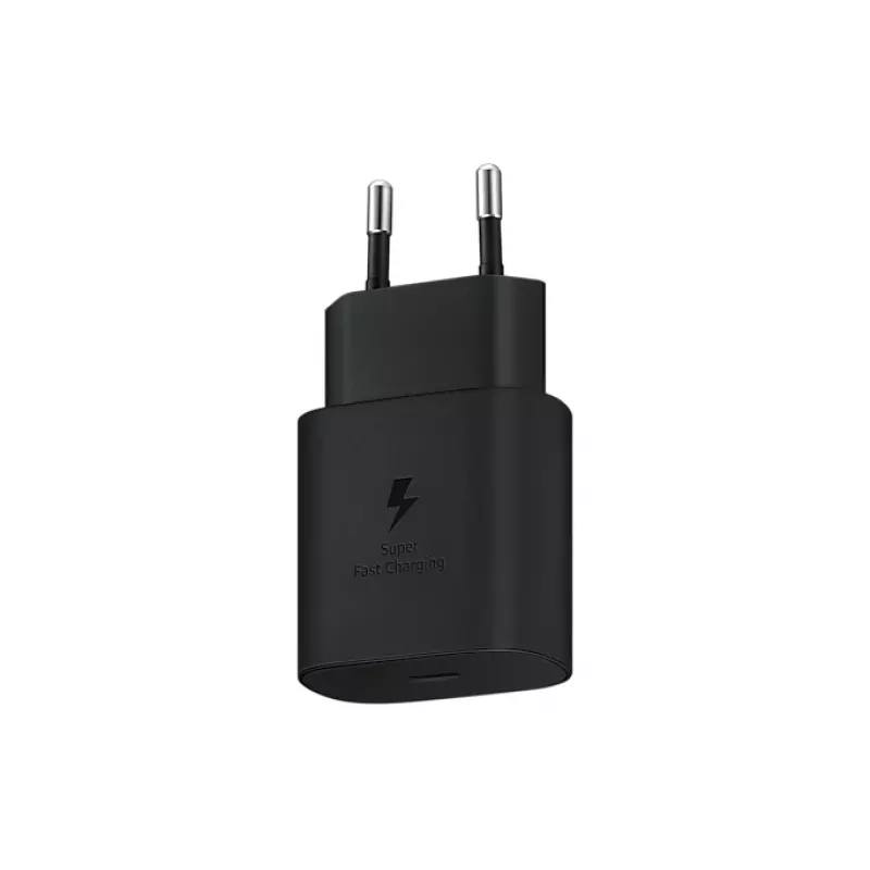 Fonte de alimentação/carregador Samsung EP-TA800NBEG Interior/exterior 25 W Preto