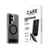 Capa PanzerGlass CARE™ Urban Explorer para Samsung Galaxy S26 Ultra — cobertura transparente com suporte preto e suporte Qi