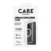 Capa PanzerGlass CARE™ Urban Explorer para Samsung Galaxy S26 — cobertura transparente com suporte Qi branco