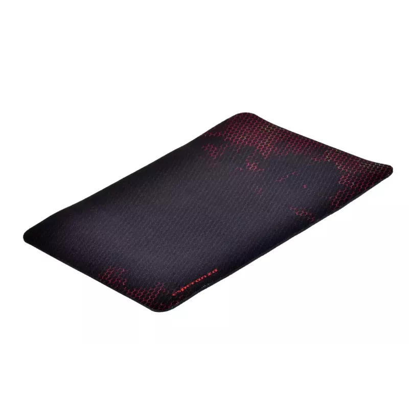 Tapete de rato ESPERANZA EGP101R — gaming em poliéster, tamanho S 250×200×2 mm, base antiderrapante, superfície estampada laranja
