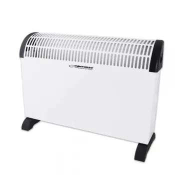 Termoventilador convector elétrico ESPERANZA EHH008 — 2000 W, 3 níveis de potência, termostato regulável, branco