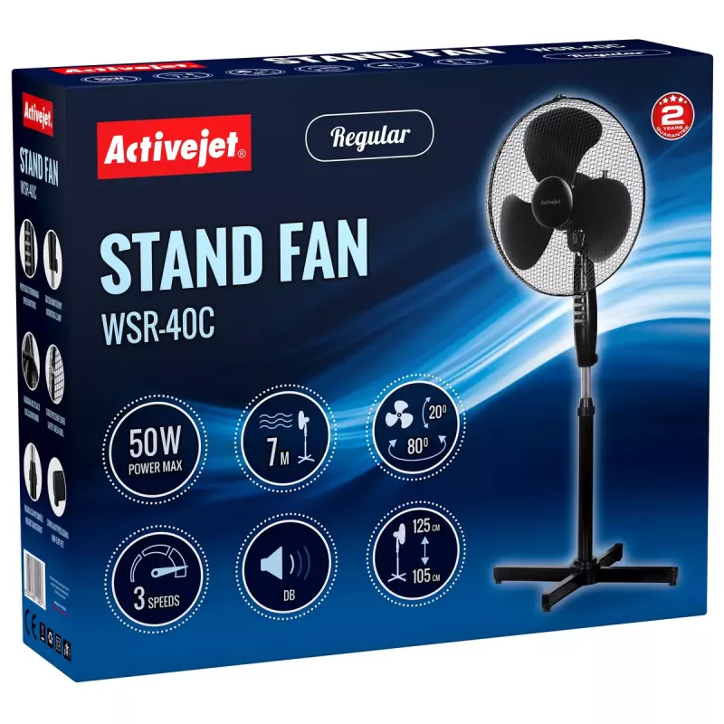 Ventilador doméstico Activejet Regular WSR-40C