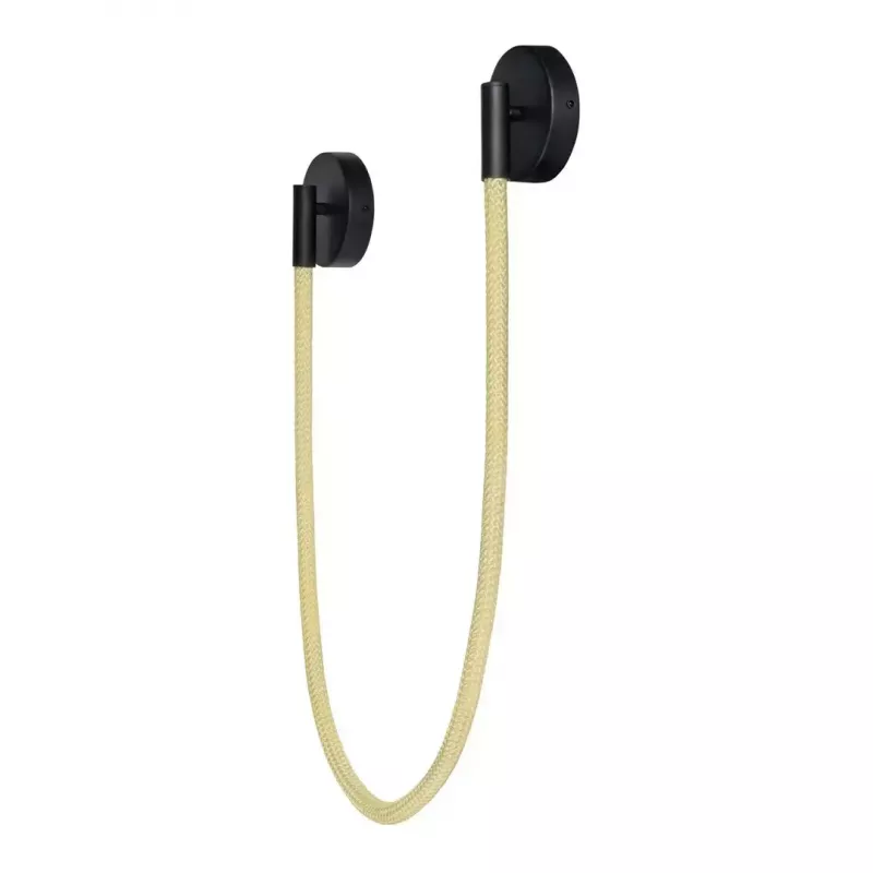 Aplique de parede LED ActiveJet AJE-CAMELIA WW, preto, 16 W, 2300 lm, 2700 K, 1580×120×65 mm