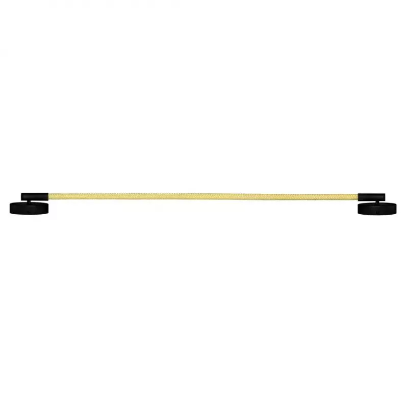 Aplique de parede LED ActiveJet AJE-CAMELIA WW, preto, 16 W, 2300 lm, 2700 K, 1580×120×65 mm